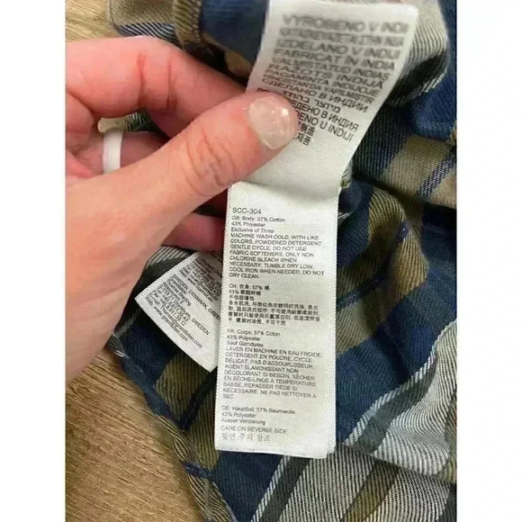 Marmot Men's Button Up Shirt XL Lightweight Plaid Soft Outdoor Hiking - Picture 14 of 14